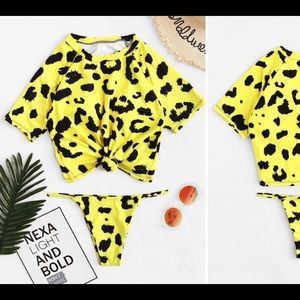 Cheetah Print Swimsuit